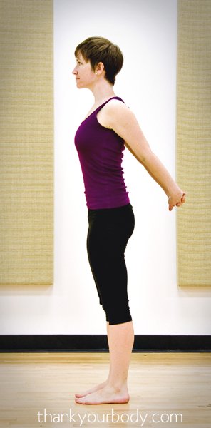 Learn simple stretches and tips to combat bad posture from breastfeeding.